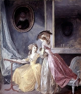 Французская женщина 18-го века