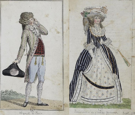 Французская женщина 18-го века