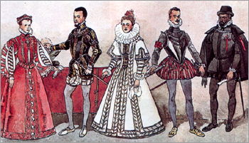 одежда 16-го века