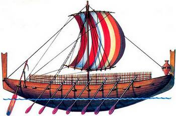 финикийский корабль