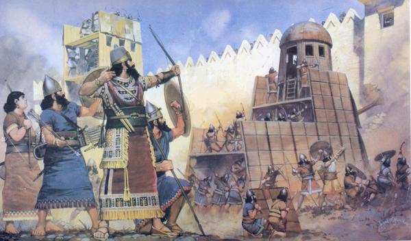 Осада крепости ассирийцами